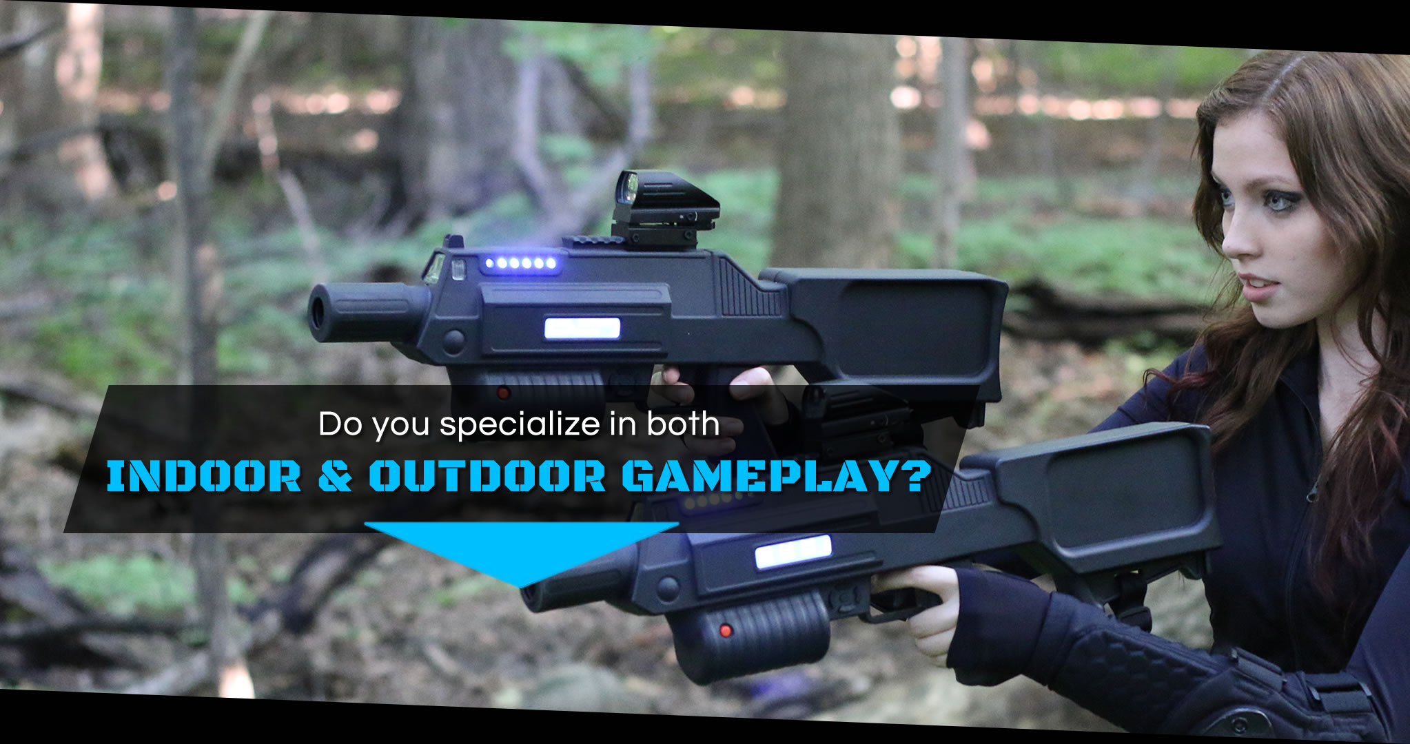 INTAGER - Laser tag equipment for indoor and outdoor laser game